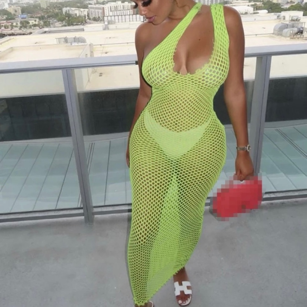 Cotton Candy Mesh Dress